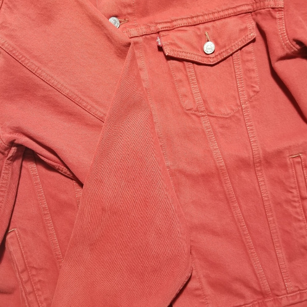 🔴SOLD Vtg Levi's TruckerJean Jacket 70507-0680 - Picture 4 of 8